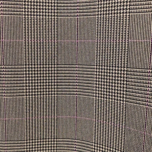 Vintage Blair houndstooth plaid pants Women's 16 Petite elastic waist pull on - Picture 5 of 12